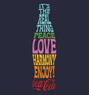 Women's Coca Cola Unity It's the Real Thing Bottle Logo T-Shirt