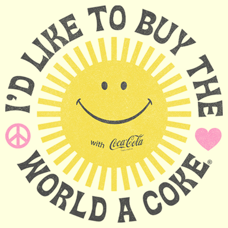 Men's Coca Cola Unity Sunshine Logo T-Shirt