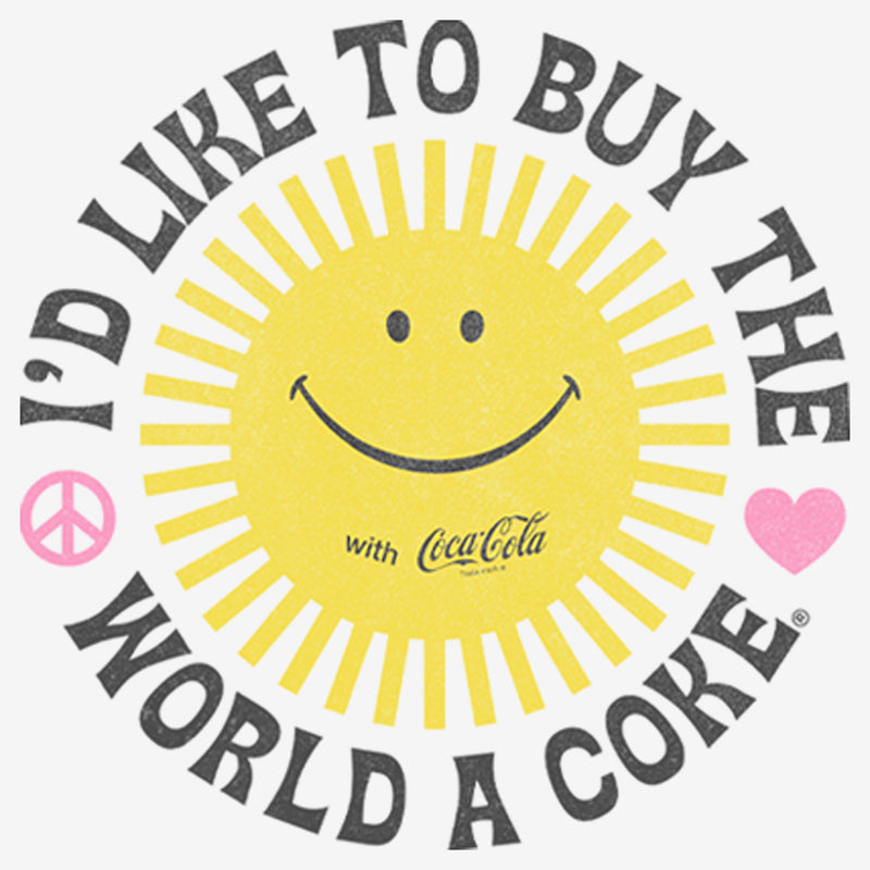 Women's Coca Cola Unity Sunshine Logo T-Shirt