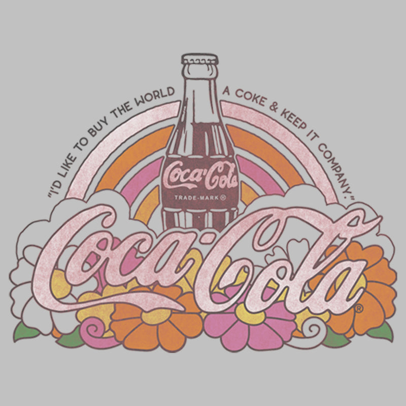 Women's Coca Cola Unity Rainbow Logo T-Shirt