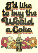 Men's Coca Cola Unity I'd Like to Buy the World a Coke Retro T-Shirt