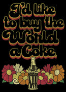 Junior's Coca Cola Unity I'd Like to Buy the World a Coke Retro T-Shirt