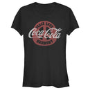 Junior's Coca Cola Unity Peace Love Harmony T-Shirt