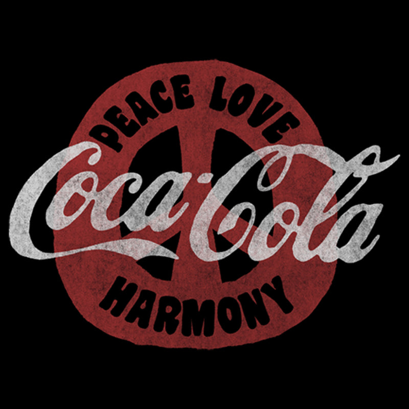 Junior's Coca Cola Unity Peace Love Harmony T-Shirt