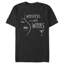 Men's Dead to Me Whispers and Winks Glass Logo T-Shirt