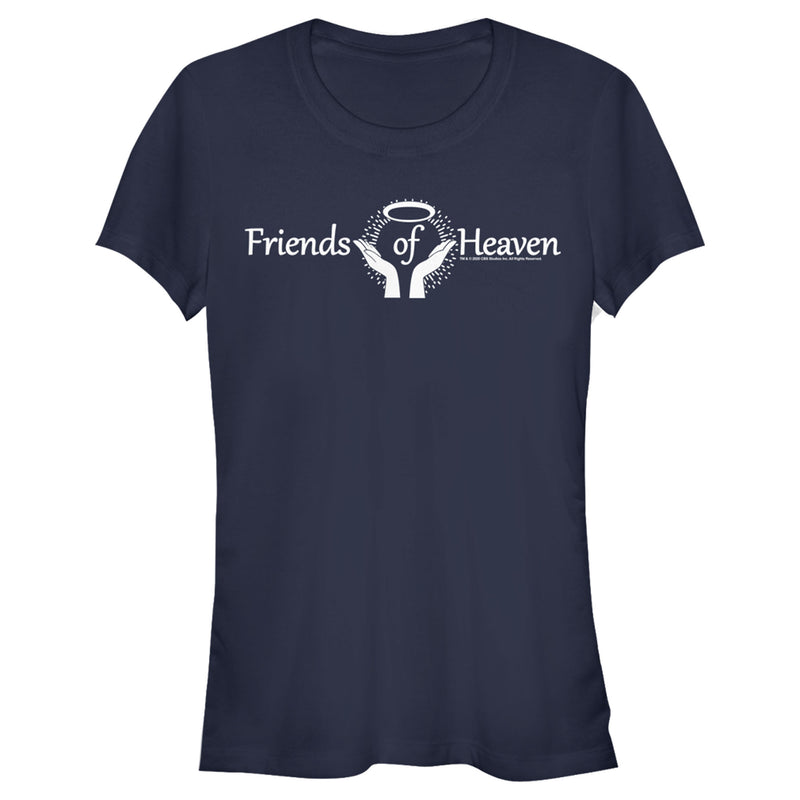 Junior's Dead to Me Friends of Heaven Logo T-Shirt