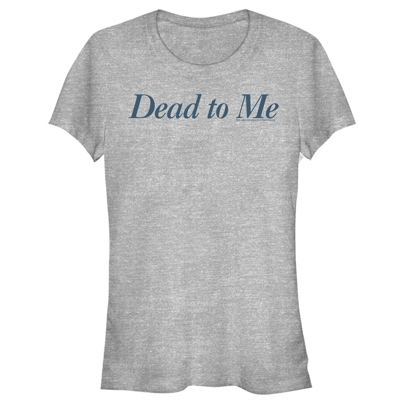 Junior's Dead to Me Classic Line Logo T-Shirt