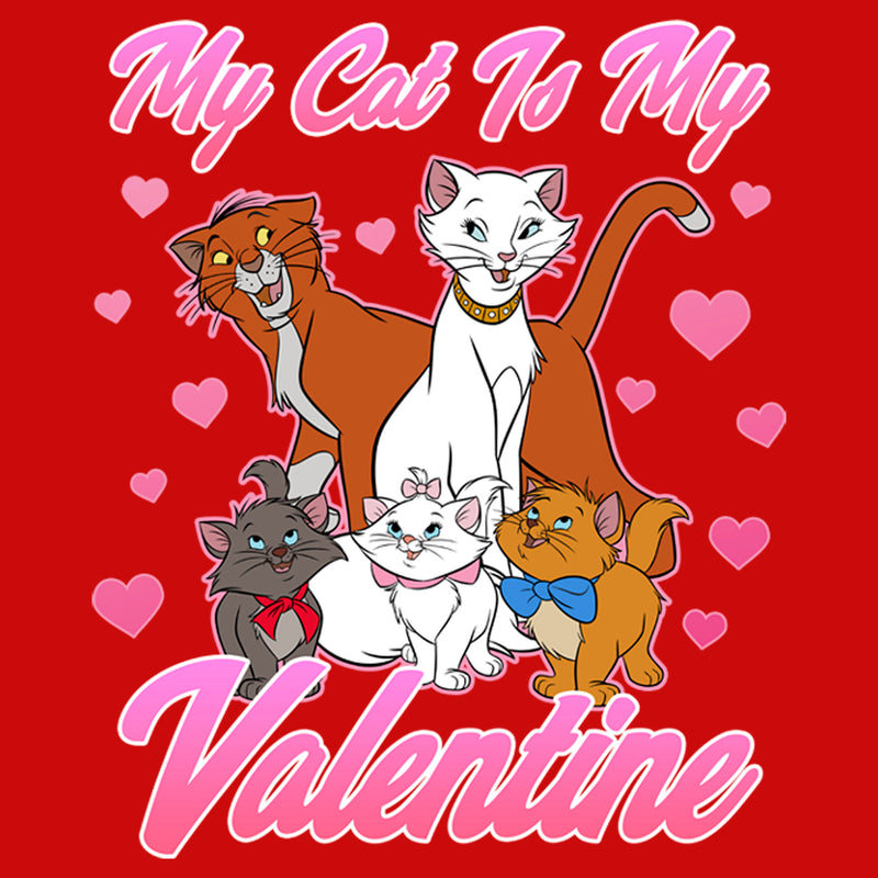 Boy's Aristocats My Cat is My Valentine T-Shirt
