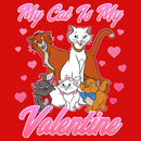 Girl's Aristocats My Cat is My Valentine T-Shirt