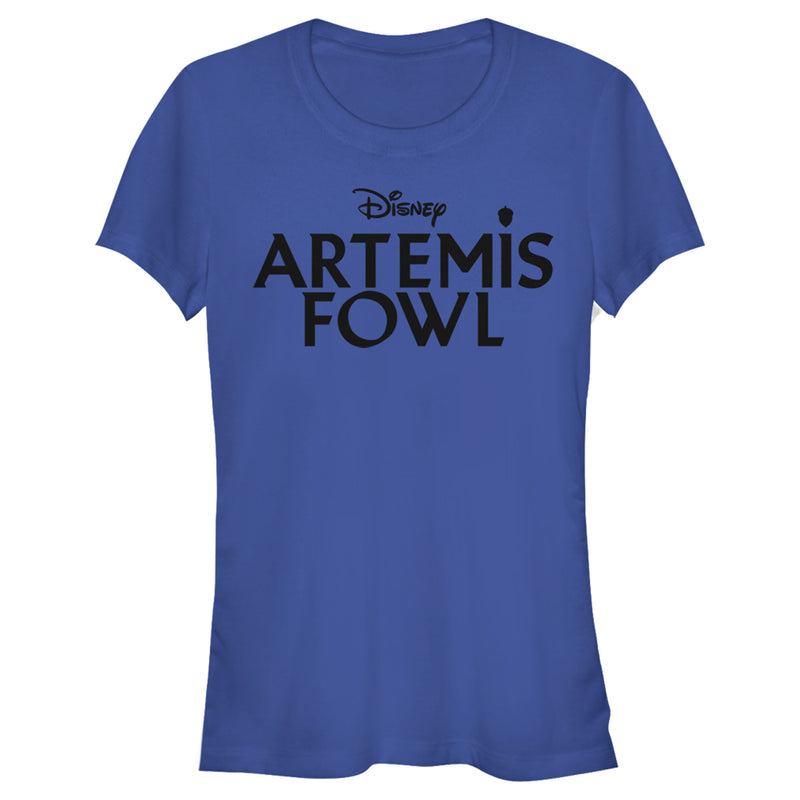 Junior's Disney Artemis Fowl Classic Logo T-Shirt
