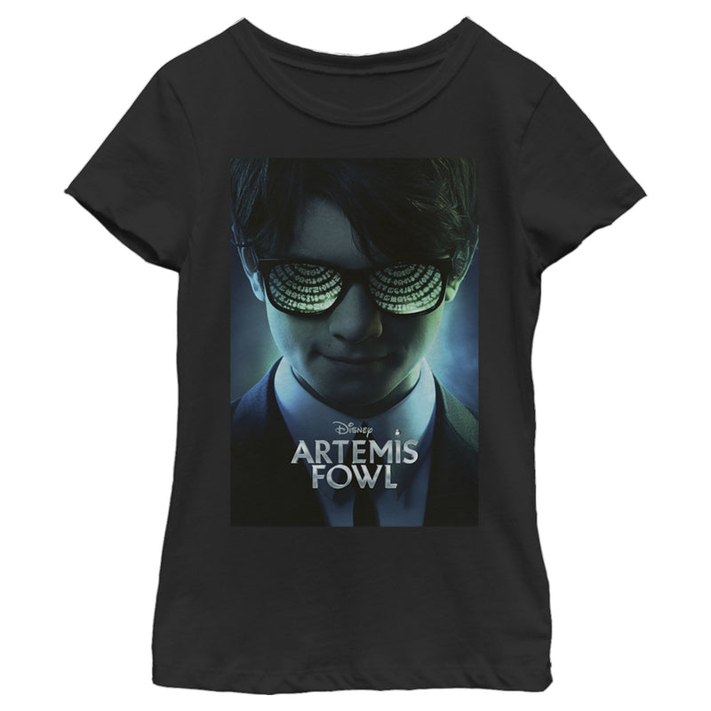 Girl's Disney Artemis Fowl Sunglasses Portrait T-Shirt