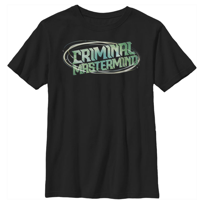 Boy's Disney Artemis Fowl Criminal Mastermind Swirl T-Shirt