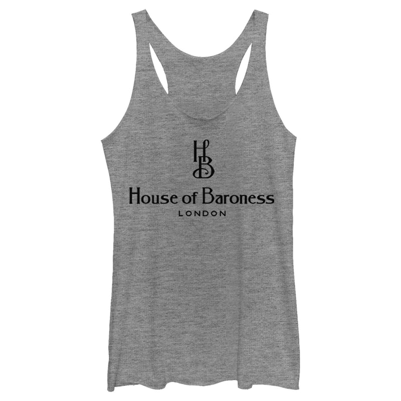 Women's Cruella House of Baroness London Logo Racerback Tank Top