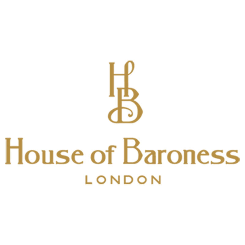 Men's Cruella House of Baroness London Logo Gold T-Shirt