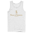 Men's Cruella House of Baroness London Logo Gold Tank Top