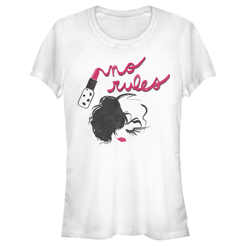 Junior's Cruella No Rules Fashion Sketch T-Shirt