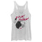 Women's Cruella No Rules Fashion Sketch Racerback Tank Top