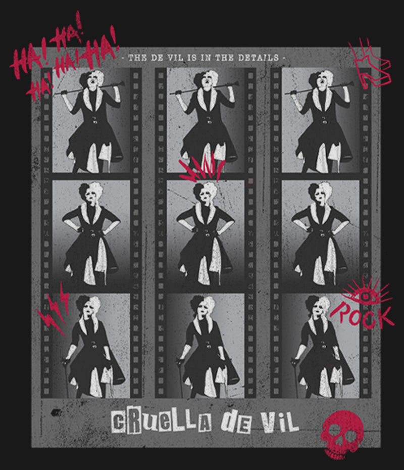 Girl's Cruella Photo Negatives T-Shirt