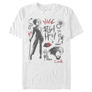 Men's Cruella Fashion Drawings T-Shirt