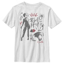 Boy's Cruella Fashion Drawings T-Shirt