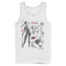 Men's Cruella Fashion Drawings Tank Top