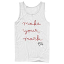 Men's Cruella Make Your Mark Cursive Writing Tank Top