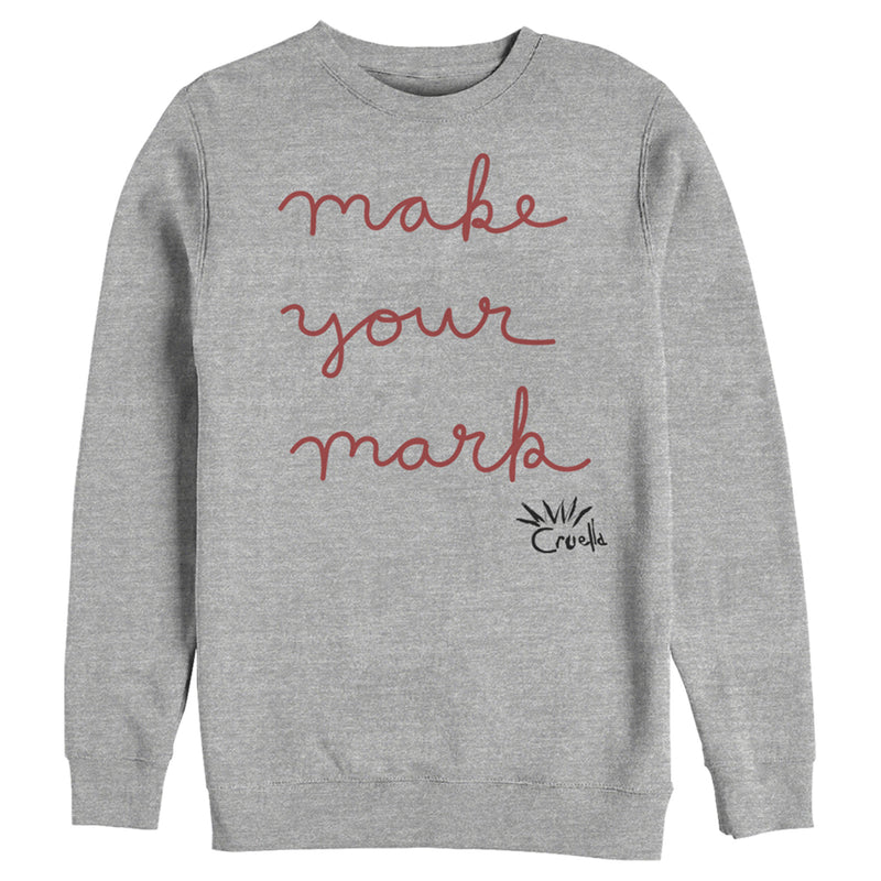 Men's Cruella Make Your Mark Sweatshirt