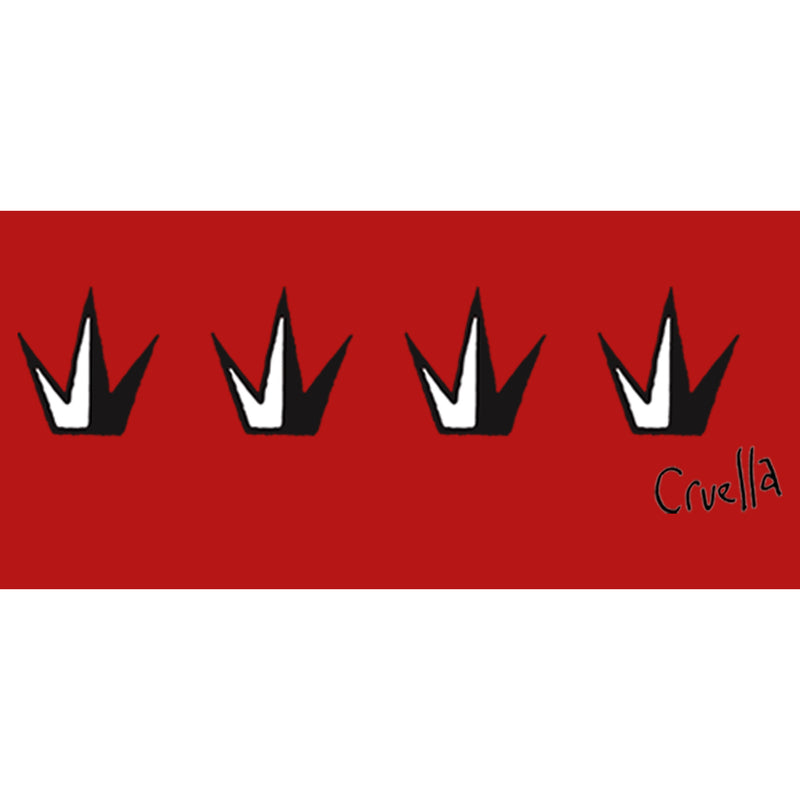 Girl's Cruella Crowns Logo T-Shirt