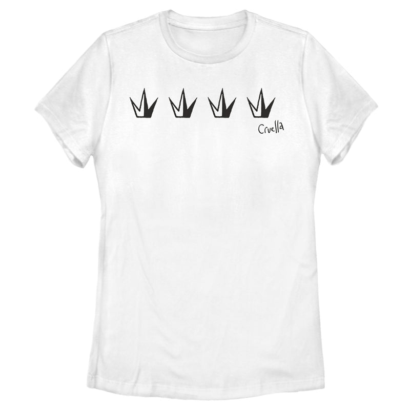 Women's Cruella Crowns Logo T-Shirt