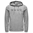 Men's Cruella Crowns Logo Pull Over Hoodie