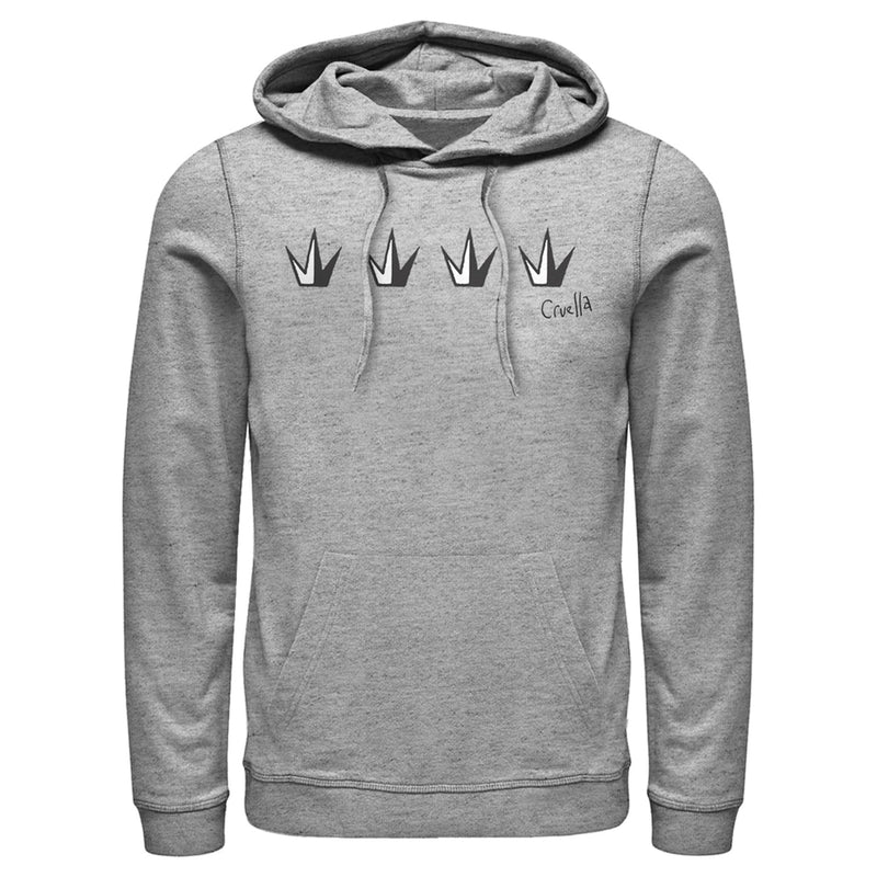 Men's Cruella Crowns Logo Pull Over Hoodie