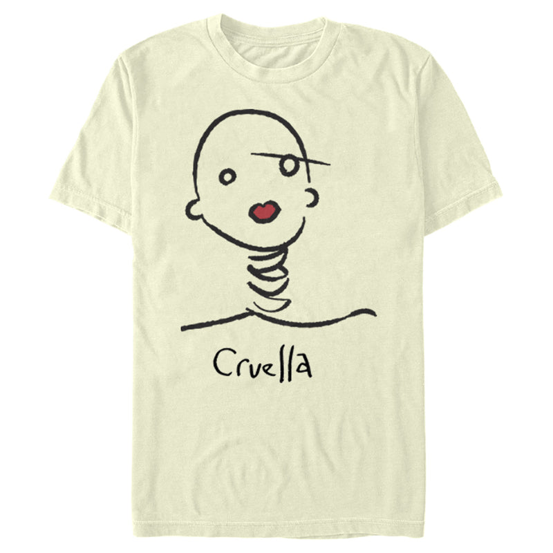 Men's Cruella Abstract Doodle T-Shirt