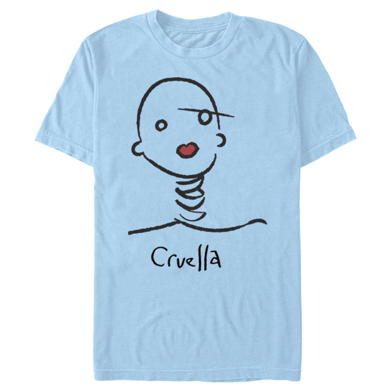 Men's Cruella Abstract Doodle T-Shirt