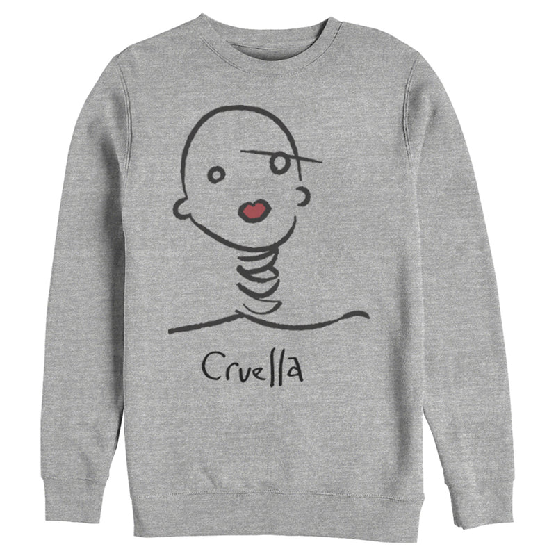 Men's Cruella Abstract Doodle Sweatshirt