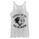 Women's Cruella Evil By Design Sketch Racerback Tank Top