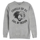 Men's Cruella Evil By Design Sketch Sweatshirt