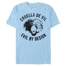 Men's Cruella Evil By Design Sketch T-Shirt