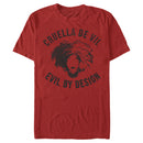 Men's Cruella Evil By Design Sketch T-Shirt