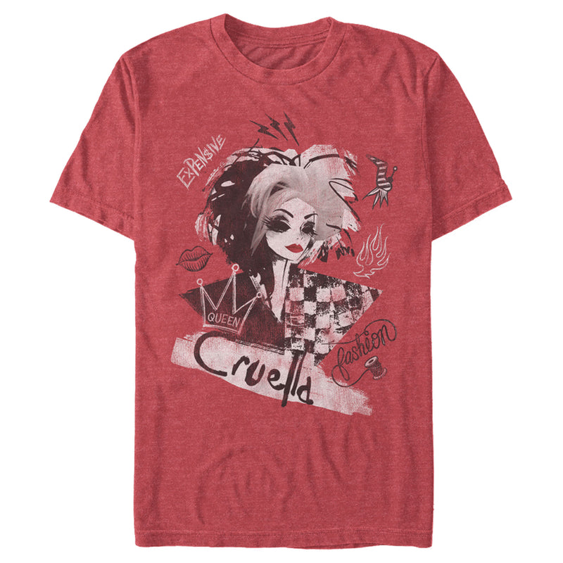 Men's Cruella Fashion Sketch T-Shirt