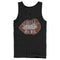 Men's Cruella Distressed Red Lips Logo Tank Top