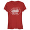 Junior's Cruella Distressed Lips Logo T-Shirt