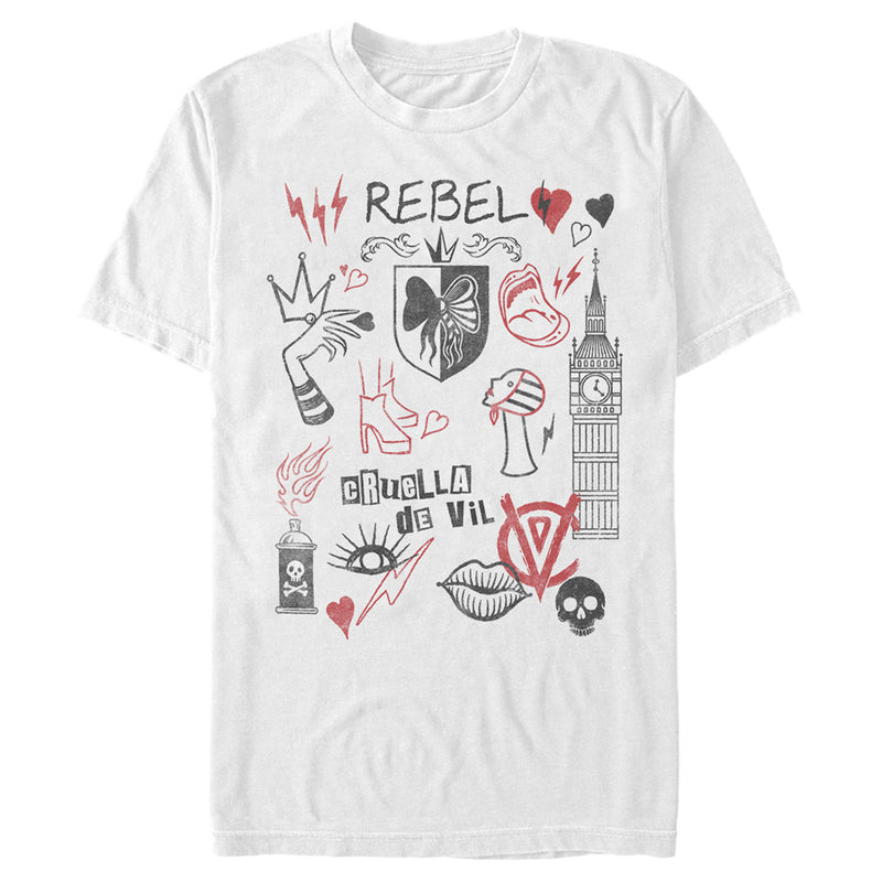 Men's Cruella Rebel Icons T-Shirt