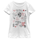 Girl's Cruella Rebel Icons T-Shirt