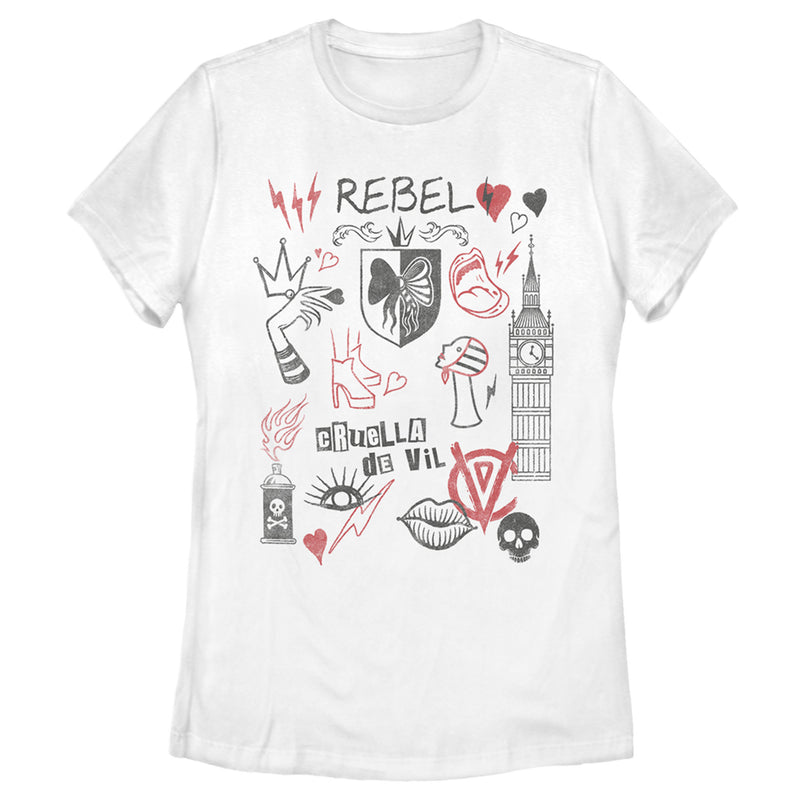 Women's Cruella Rebel Icons T-Shirt