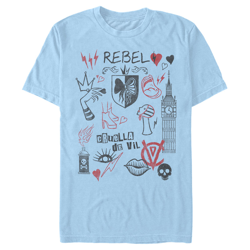 Men's Cruella Rebel Icons T-Shirt