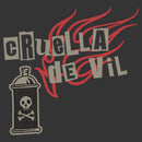 Men's Cruella Spray Flames Logo T-Shirt