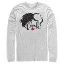 Men's Cruella Red Lips Logo Long Sleeve Shirt