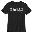 Boy's Cruella Lipstick Logo T-Shirt