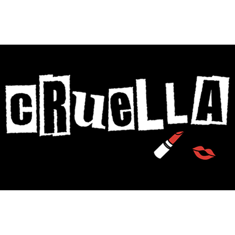 Boy's Cruella Lipstick Logo T-Shirt