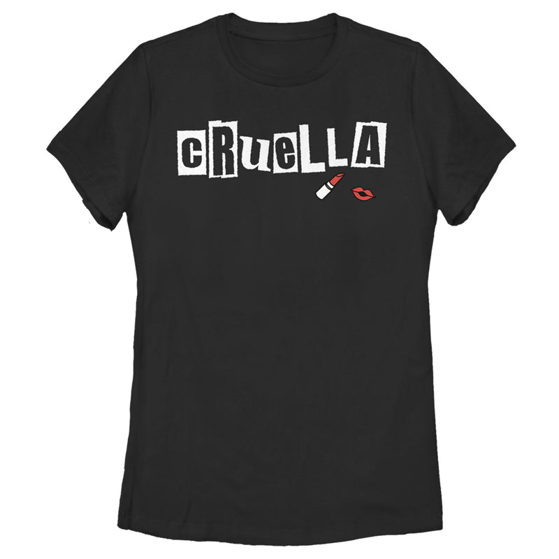 Women's Cruella Lipstick Logo T-Shirt